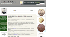 Desktop Screenshot of irishcoinsandbanknotes.com